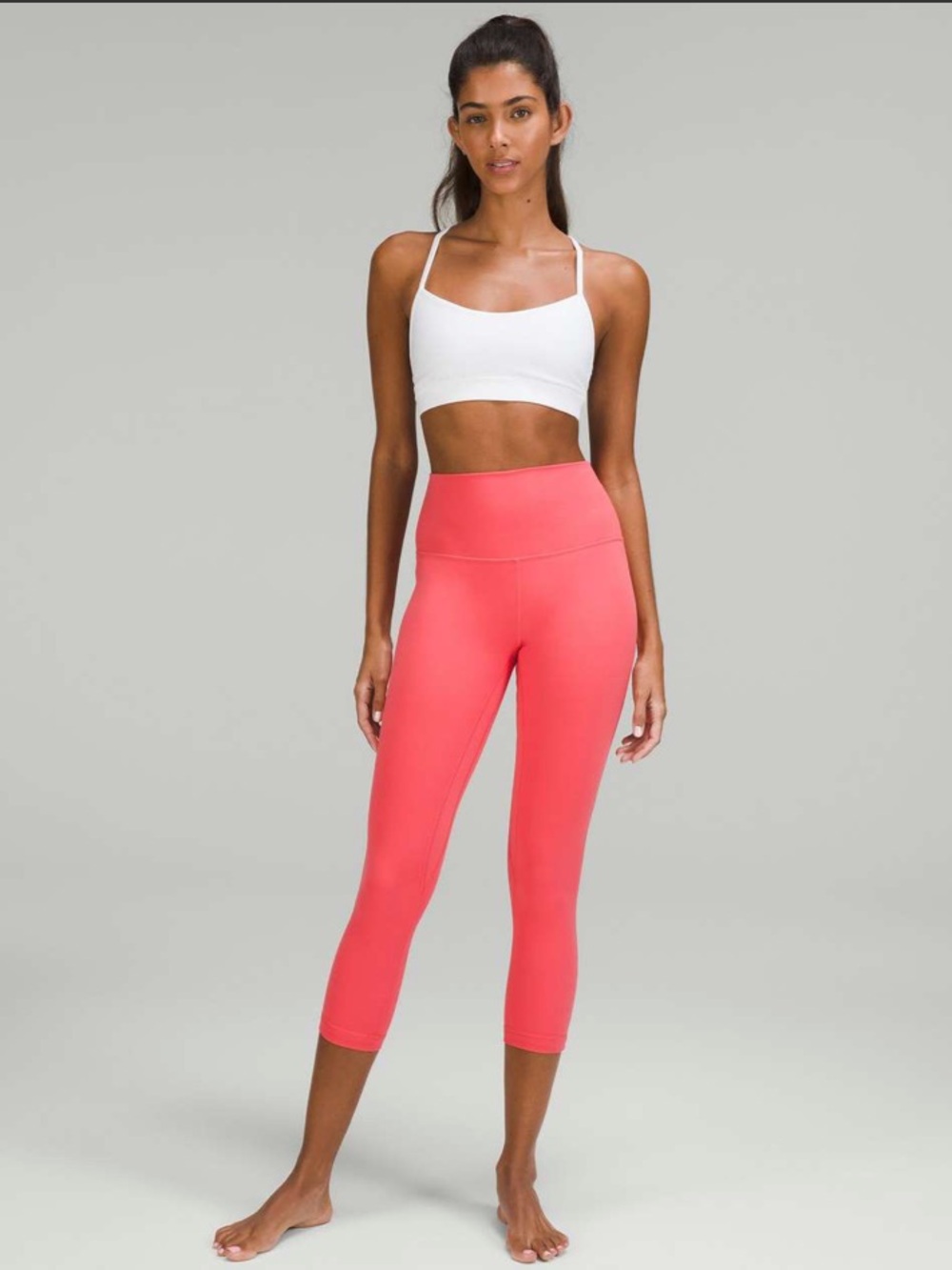 Lululemon Align High-Rise Crop 23" Pale Raspberry Pink Size 6 Small Yoga